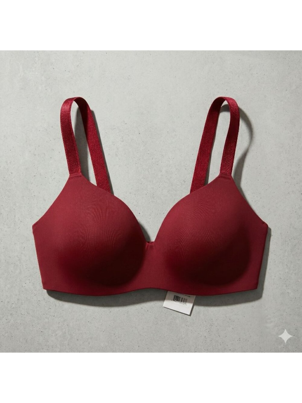 Knix WingWoman Contour Bra 38E Dark Cherry Wireless Support T-Shirt Bra NWT